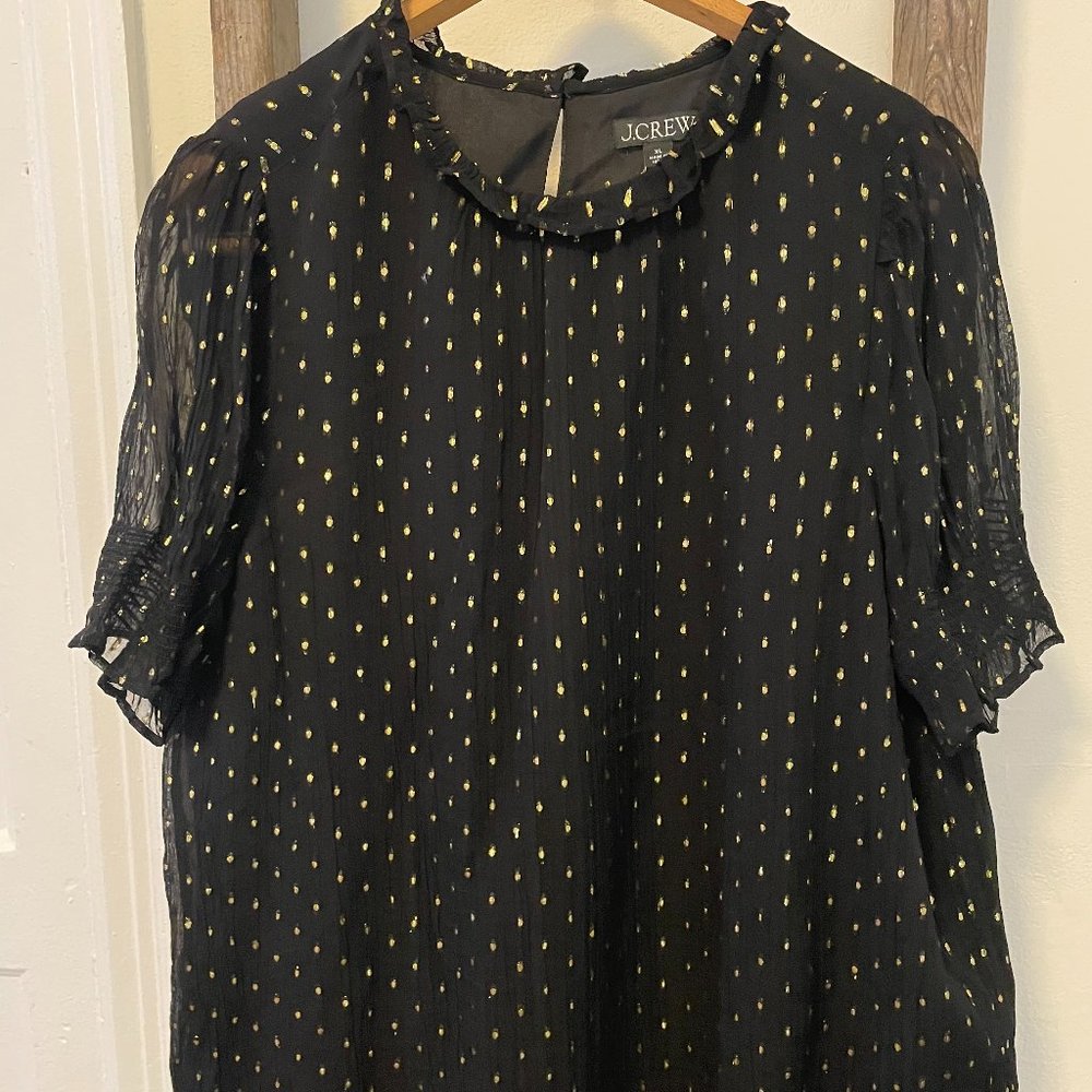 J Crew Sparkle blouse